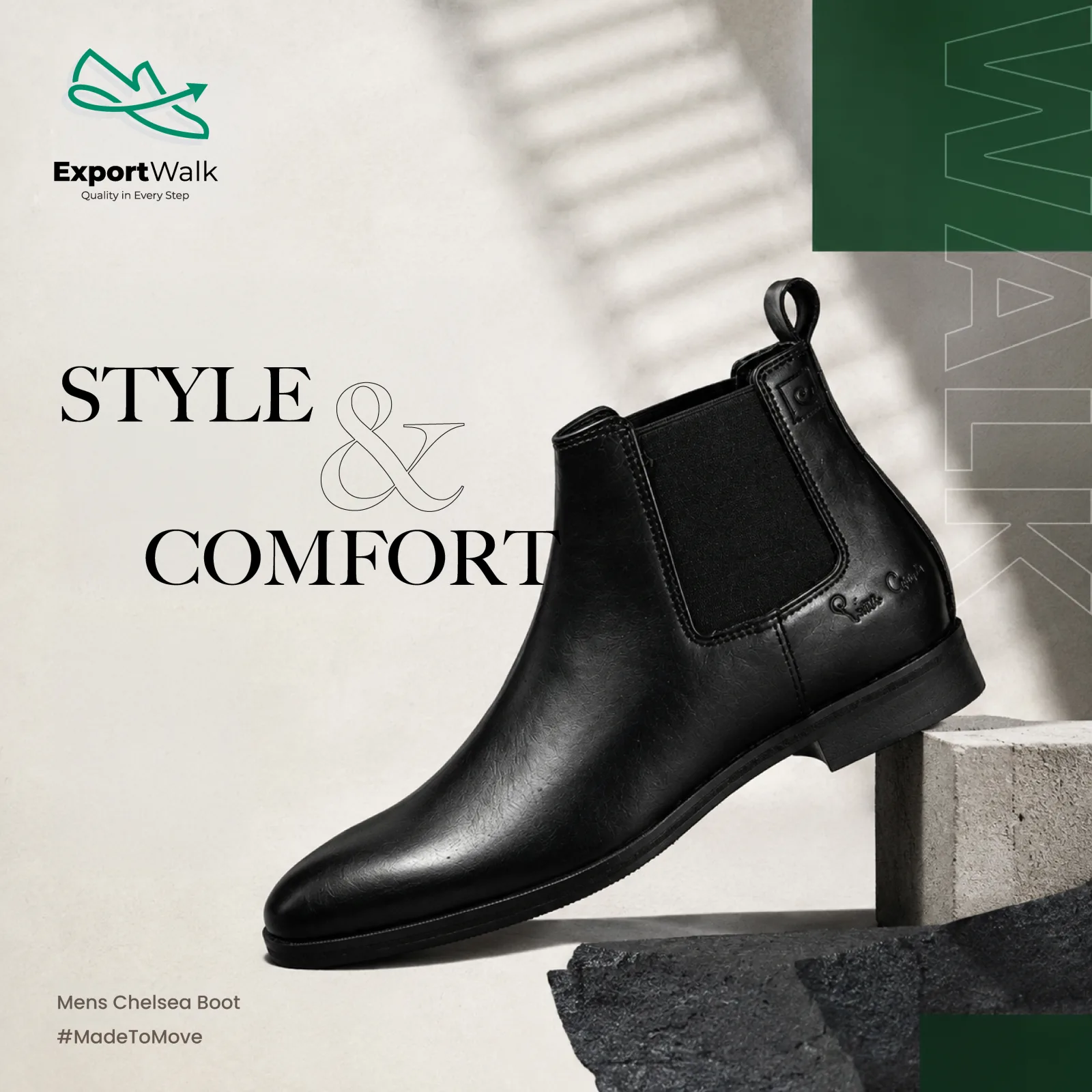 Men's Chelsea Boot ( Elastic)